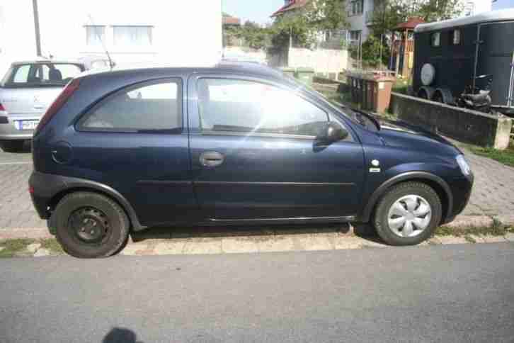 Opel Corsa C 1.2 metalicblau EZ 12/2001 163031km TÜV 10.18