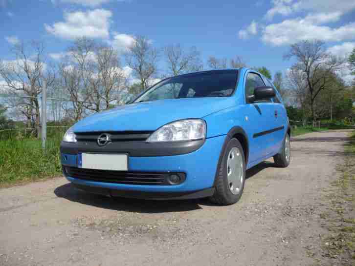 Corsa C (EZ: 05 2002; Diesel; 297055 km; blau) HU