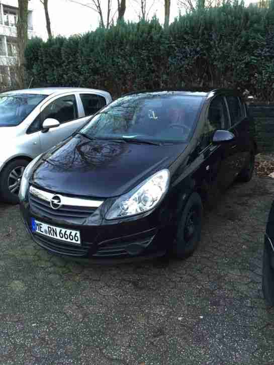 Corsa D 1.4 Model LPG Gas 125000 KM SCHWARZ