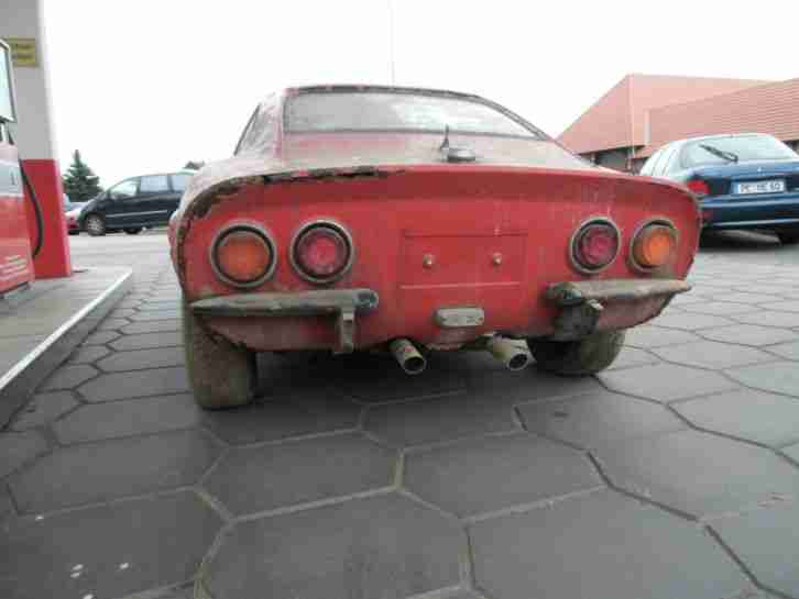 Opel GT 1900 A-L als Ersatzteilträger