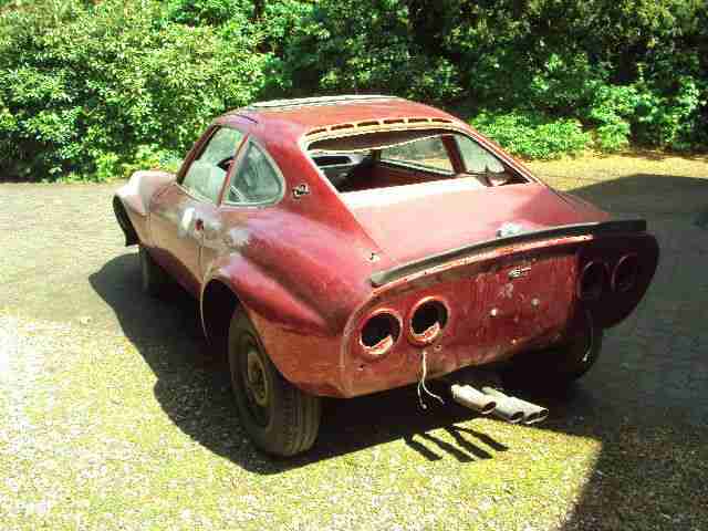 Opel GT AL 1971 ,sehr gute Karosseriesubstanz ,30 Jahre abgemeldet,Scheunenfund