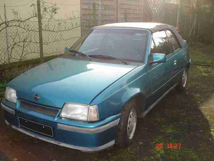 Opel Kadett E Cabrio GSI ROSTFREI HOBBYAUFGABE VIELE NEUE SEHR SELTENE ORI.TEILE