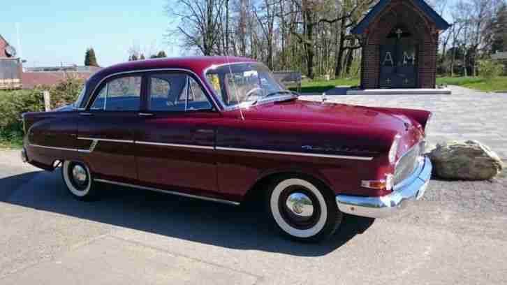 Opel Kapitän 1956 Tüv H Kennzeichen Neu viele Neuteile Innen Leder kein Rost