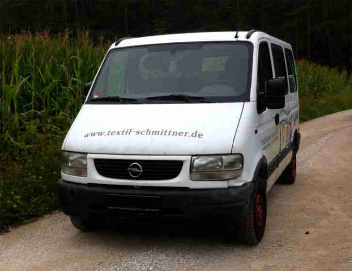 Opel Movano D Bus mit TÜV und LKW Zulassung Transporter