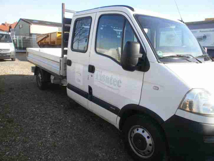 Opel Movano weiss LKW offener Kasten Pritsche