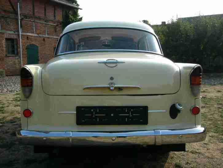 Opel Olympia Rekord restauriert mit H Gutachten und frisch TÜV