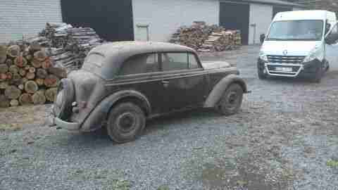 Opel Olympia, Scheunenfund, WK 2, Wermacht, ,