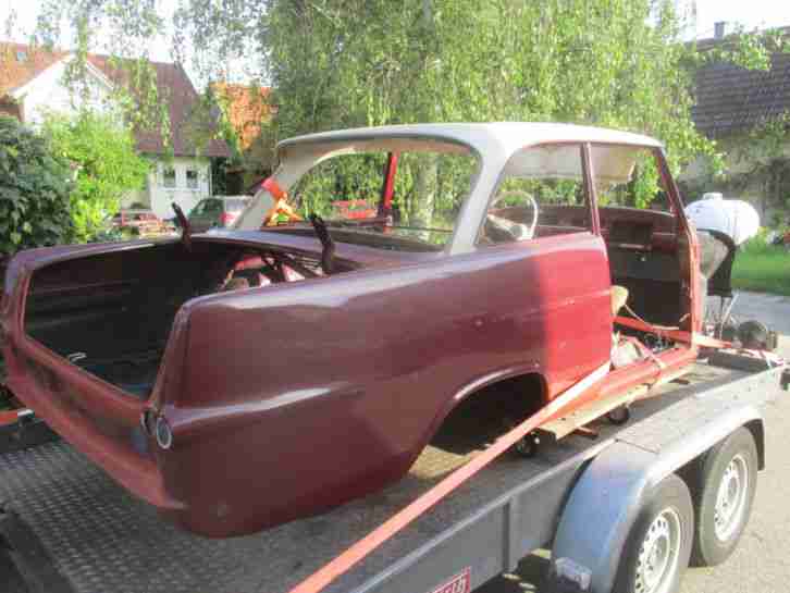 Opel Rekord P2 Luxus m Golde Faltdach Rohkarosserie fertiggeschweisst