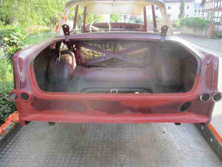 Opel Rekord P2 Luxus m Golde Faltdach Rohkarosserie fertiggeschweisst