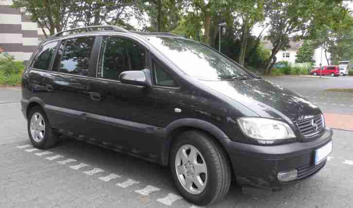 Opel Zafira 1.6 7 Sitze Bj. 2000 schwarz metallic ohne Mindestpreis