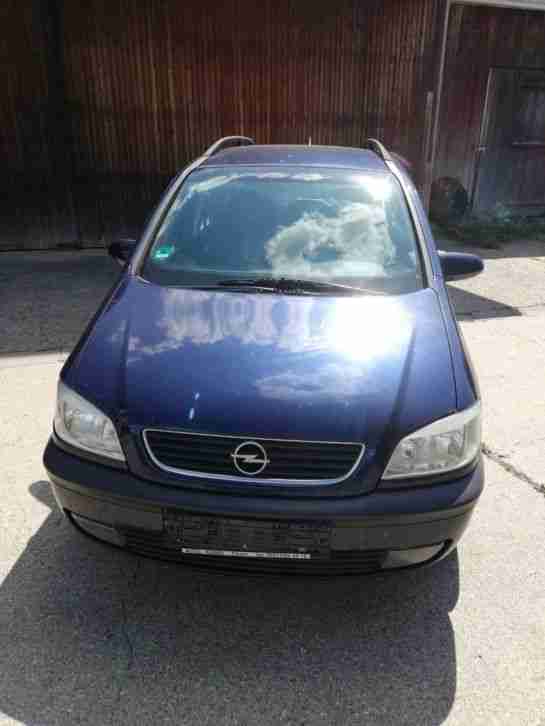 Opel Zafira 1.6, blau metallic