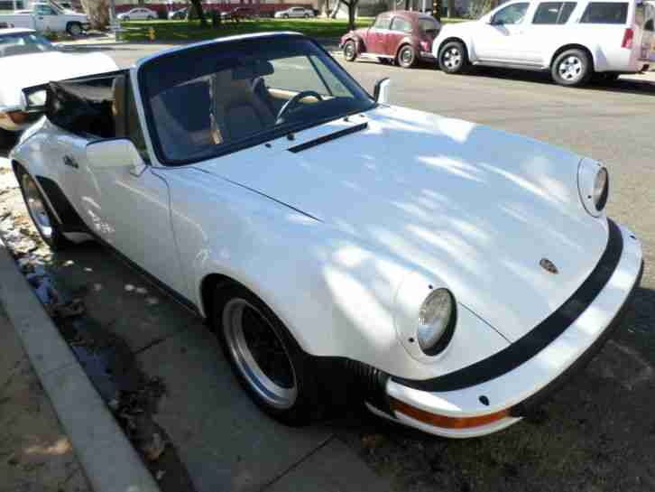 Orig. 1985 Porsche 911 930 Breitversion Carrera Cabrio ! 100.000 Tacho.