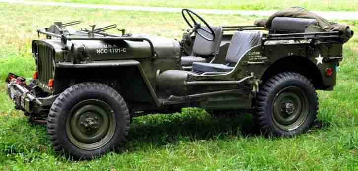 Original Willys Jeep Overland M201. Tüv NEU