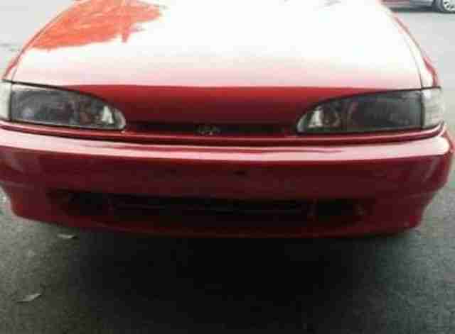 Original Zustand 1Hand ein Top HyundaiS Coupé Ferrari Rot TÜV4/17