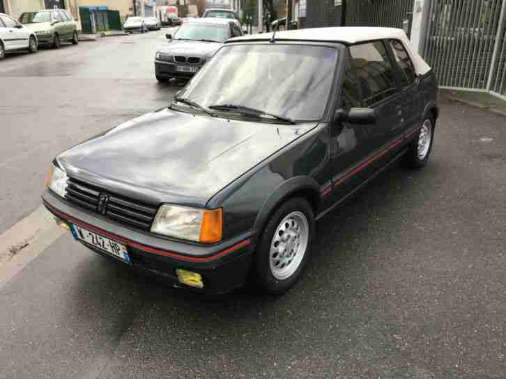 PEUGEOT 205 CTI CABRIO 1,6 L DEUTSCHES FAHRZEUG