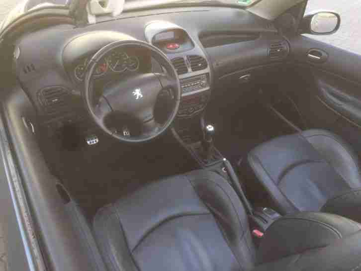 PEUGEOT 206 CC 110 LEDER SHZ KLIMATR TÜV TOP ZUSTAND