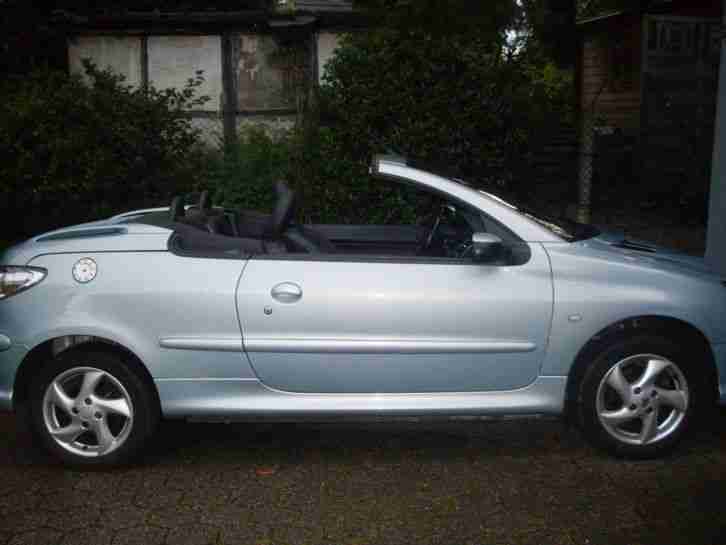 PEUGEOT 206 CC Cabrio 1 Hand nur 95 TKM
