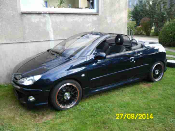 PEUGEOT 206CC 115600KM ERST 8FACHBEREIFT 2.HAND