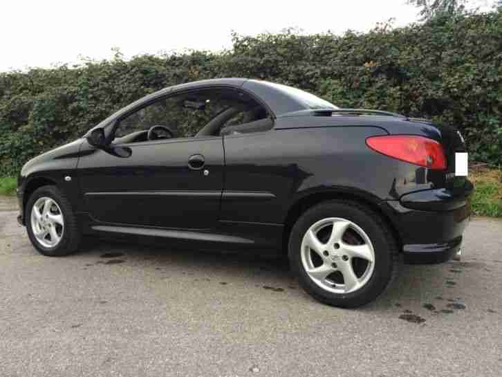 PEUGEOT 206CC CABRIOLET CABRIO LEDER 2.HAND EL.VERDECK 8-FACH BEREIFT