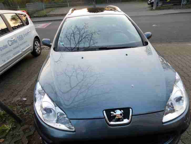 PEUGEOT 407 SW ELEGANCE GRÜNE PLAKETTE+LEDER+PANORAMADACH+UNFALLFREI ALU 17 ZOL