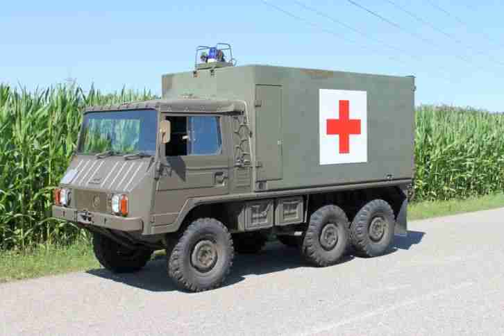 PINZGAUER 712 M, 6x6, Armee, Militär, Army, Ambulance,
