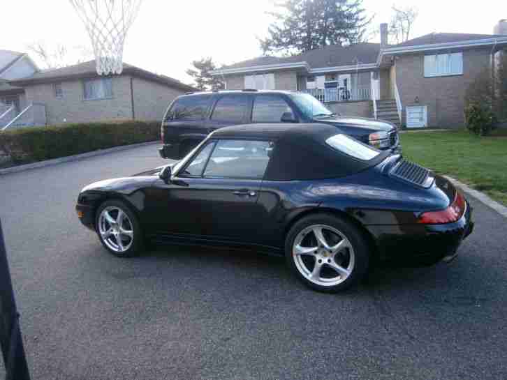 PORSCHE 911 1997 CABRIO SCHWARZ/SCHWARZ 6 GANG LUFTKÜHLUNG