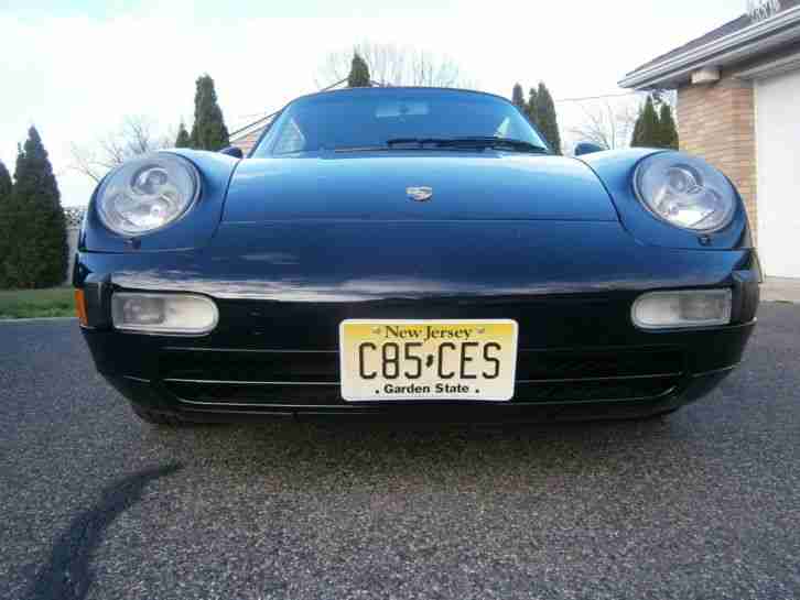 PORSCHE 911 1997 CABRIO SCHWARZ/SCHWARZ 6 GANG LUFTKÜHLUNG