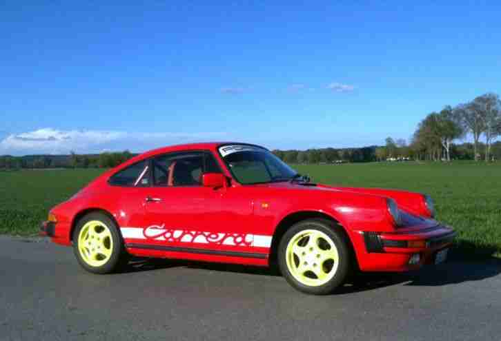 PORSCHE 911 SC indischrot, original und Rennfahrzeug, kein US
