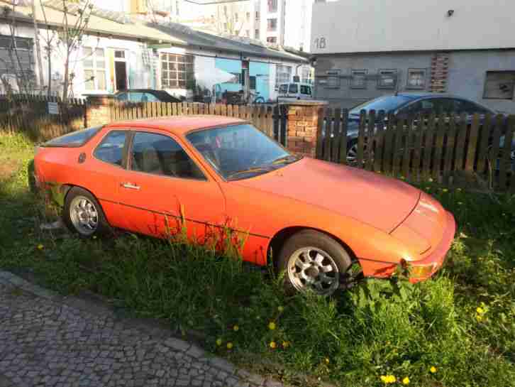 PORSCHE 924 TARGA 1977 H-Kennzeichen Motorschaden als Teilespender an Bastler
