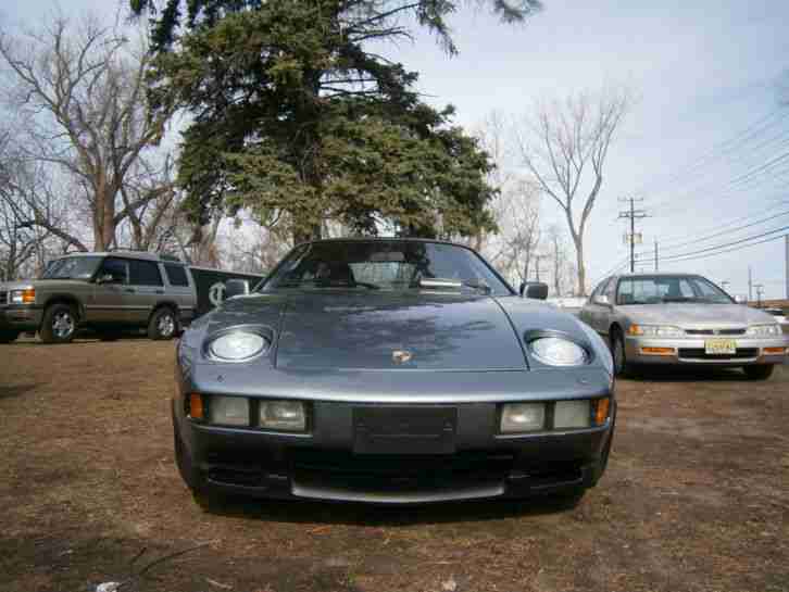 PORSCHE 928S 1984 UNFALLFREI 84966 MEILEN SCHIEFERBLAU METALLIC