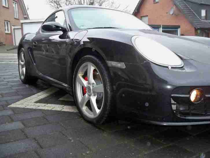PORSCHE CAYMAN S, SCHWARZ-SCHWARZ-TOP ZUSTAND !!!! 295 PS
