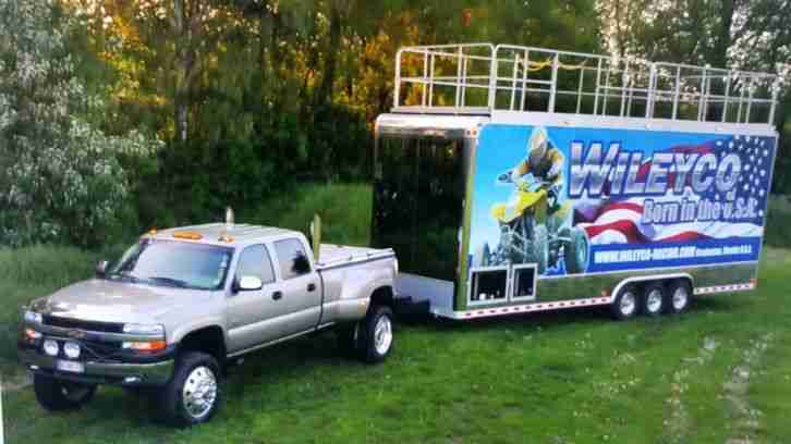 Pace American Auto Anhänger Trailer Quad Motorrad Motor Cross Werkstatt