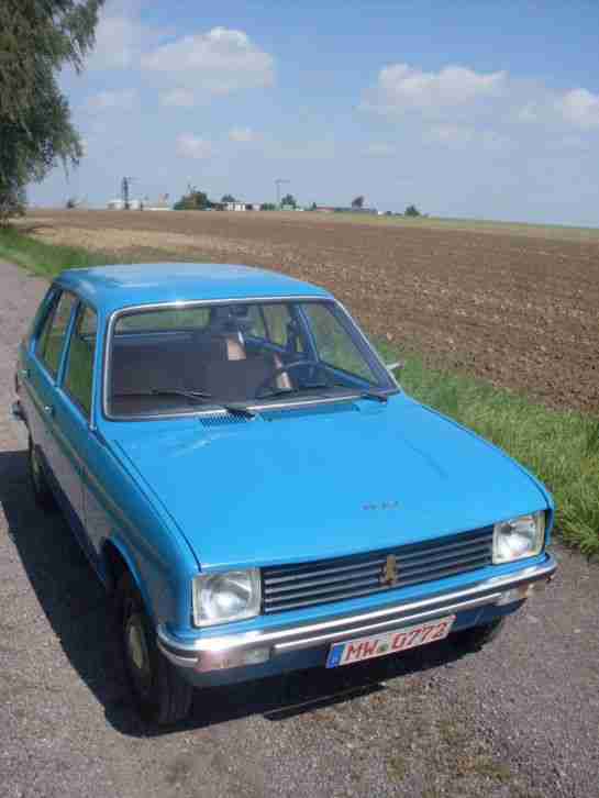 Peugeot 104 Oldtimer mit H Zulassung (504 505 205 Citroen LN Visa)