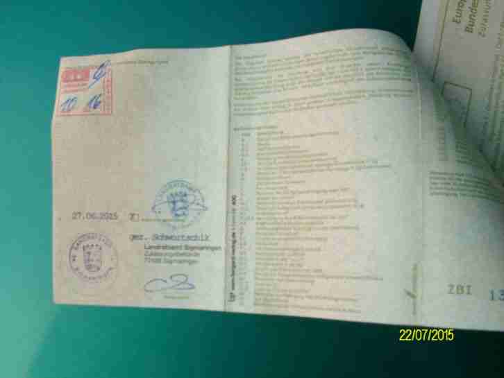 Peugeot 106 /96 Tüv 10 / 2016 / 2 fach Beraift Tag der Erstzulassung 31,07,97