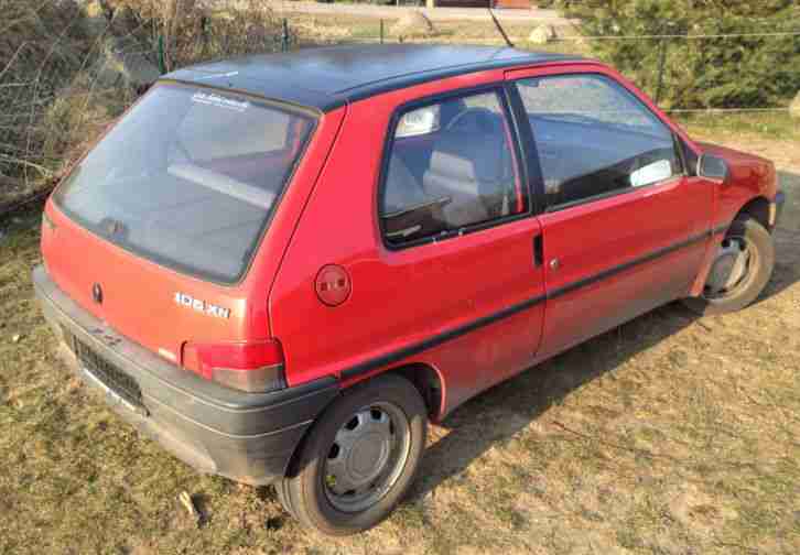 Peugeot 106 TÜV 05/2017 146500 Km Kleinwagen Übergangsauto Bastlerfahrzeug PKW