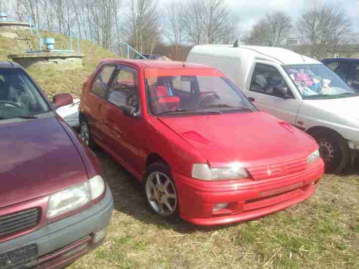 Peugeot 106 XR mit viel Tuning schlachte