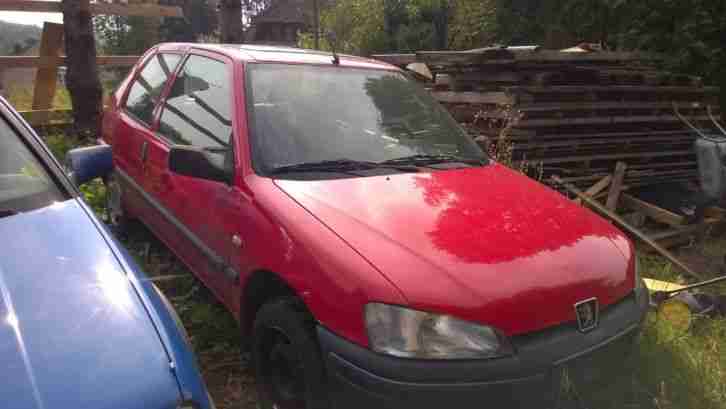 106 rot mit TÜV Kupplung defekt