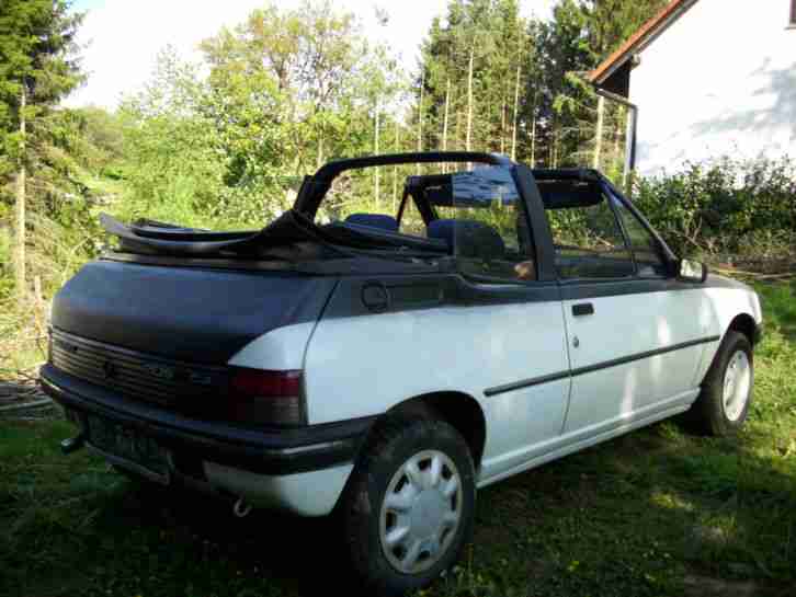 Peugeot 205, Cabrio, Schwarz-Weiß