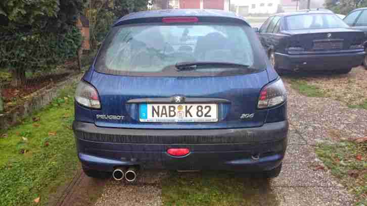 Peugeot 206 1,4 l Bj 2000 TÜV 11/2015