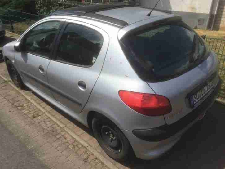 Peugeot 206 2j tüv 5 Türer 120tkm klima schiebedach elek fenster