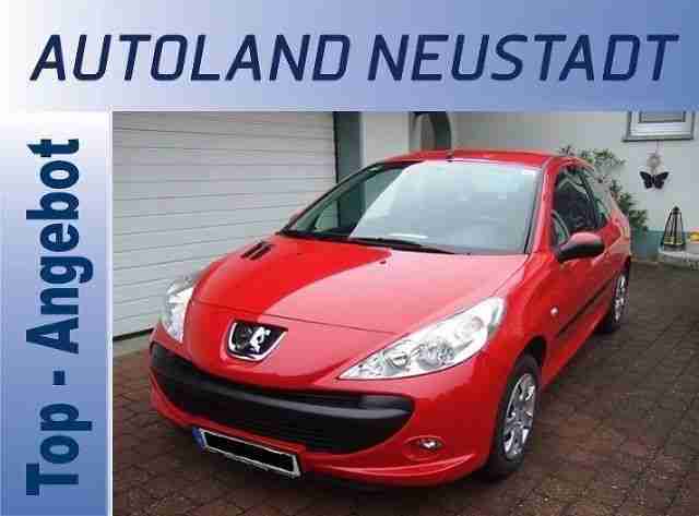 Peugeot 206 + 75 +M&S+ESP+Klima+ZV+Servo