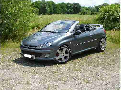 Peugeot 206 CC RC Line 17 Zoll Atlantis Top gepflegt Serviceheft gepflegt