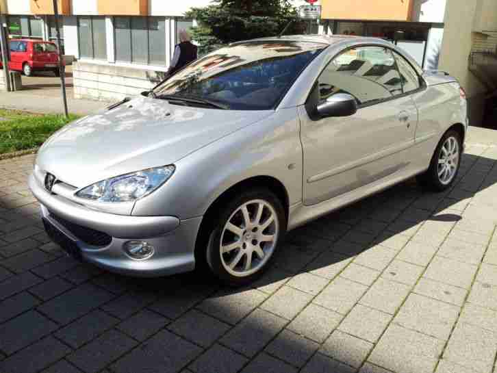 Peugeot 206 Cabrio Klima 1.Hand Tüv Mai 2016 top 80 KW