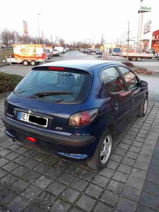 Peugeot 206 HDI 1.6l, 110 PS, Zahnriemen + Hinterachse neu