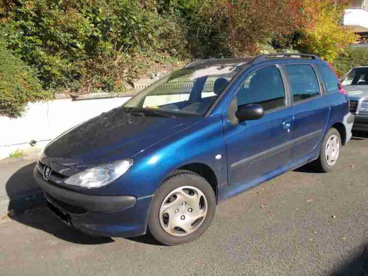 Peugeot 206 SW BJ 2003, Bastlerauto, Winterauto, Winterreifen auf Felge