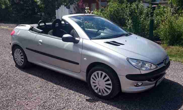 Peugeot 206 cc Cabrio 2.Hand! Nichtraucherfahrzeug1 Tüv neu! Top Zustand!