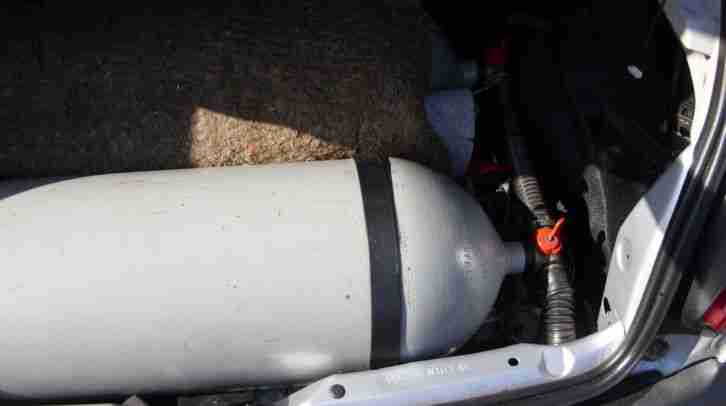 Peugeot 206 mit Erdgasanlage