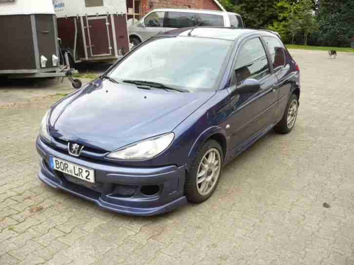 Peugeot 206XS Bj. 2000 153000km mit 2 Jahren TÜV, Grüne Plakette