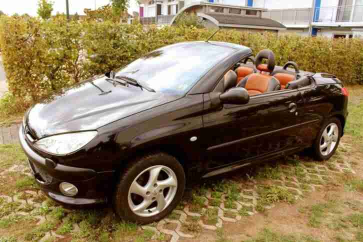 206cc Cabrio Automatik schwarz 80 kW 1, 6 l EZL