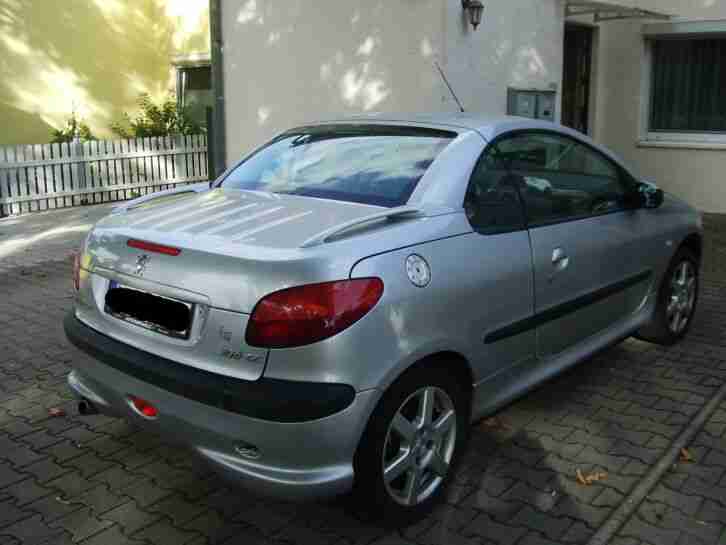 Peugeot 206cc "Platinum" Cabrio sehr gepflegt - frisch Ölwechsel, Klimawartung